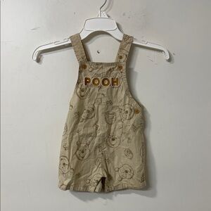 Disney Pooh Tan Kids Overalls